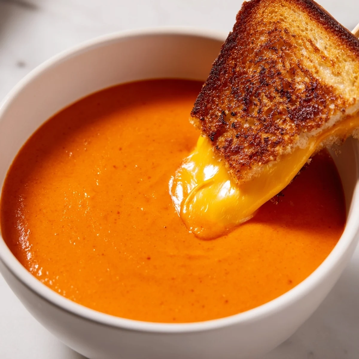 Creamy Tomato Soup Grilled Cheese