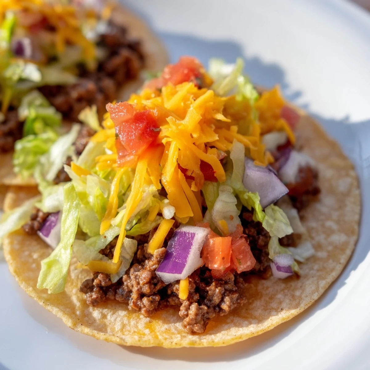 Big Game Mini Tacos arranged on a platter with sour cream and avocado, perfect for game day snacking.