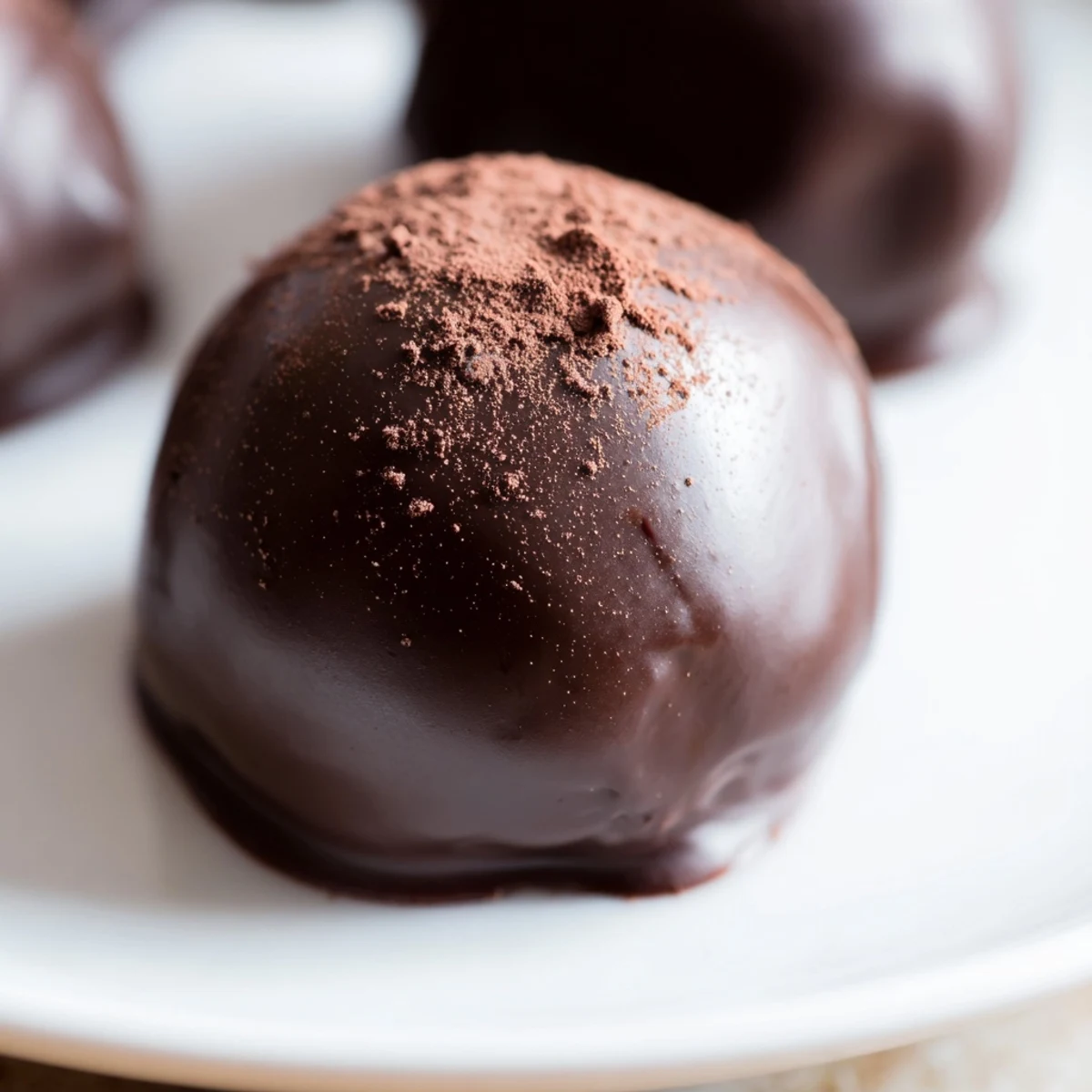 Homemade Irish Cream Truffles on a baking sheet, ready for gifting or a dessert platter.