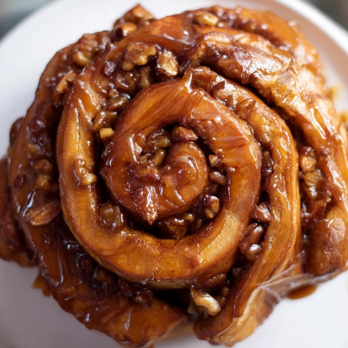 Soft pillowy Vietnamese cinnamon date sticky buns swirled with sweet Medjool date filling