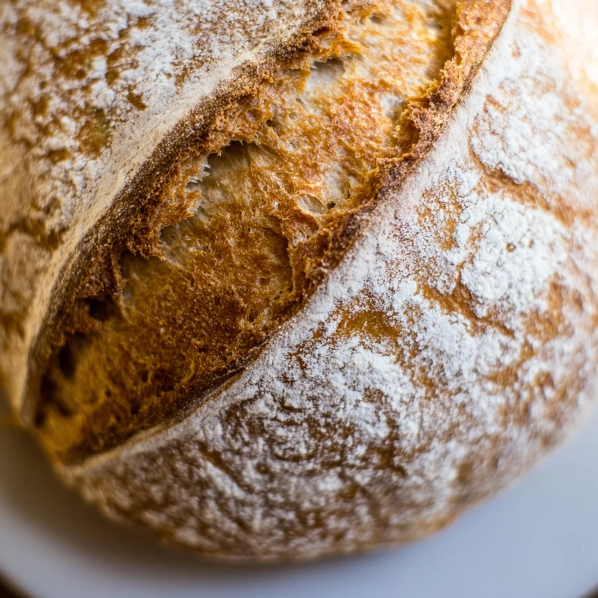 Hand-shaped crusty French bread rolls with crispy exterior and soft interior texture