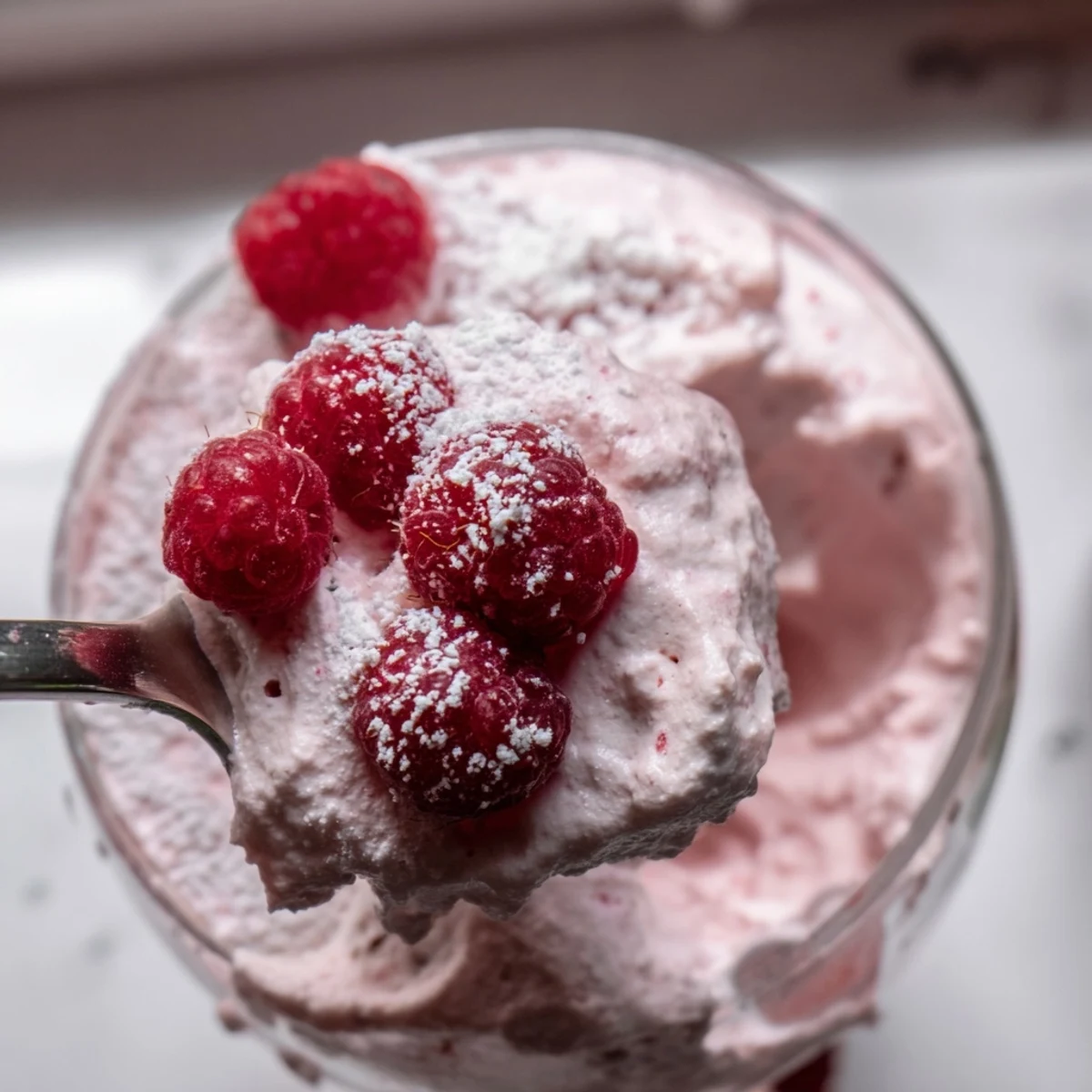 Fresh Raspberry Cloud Mousse