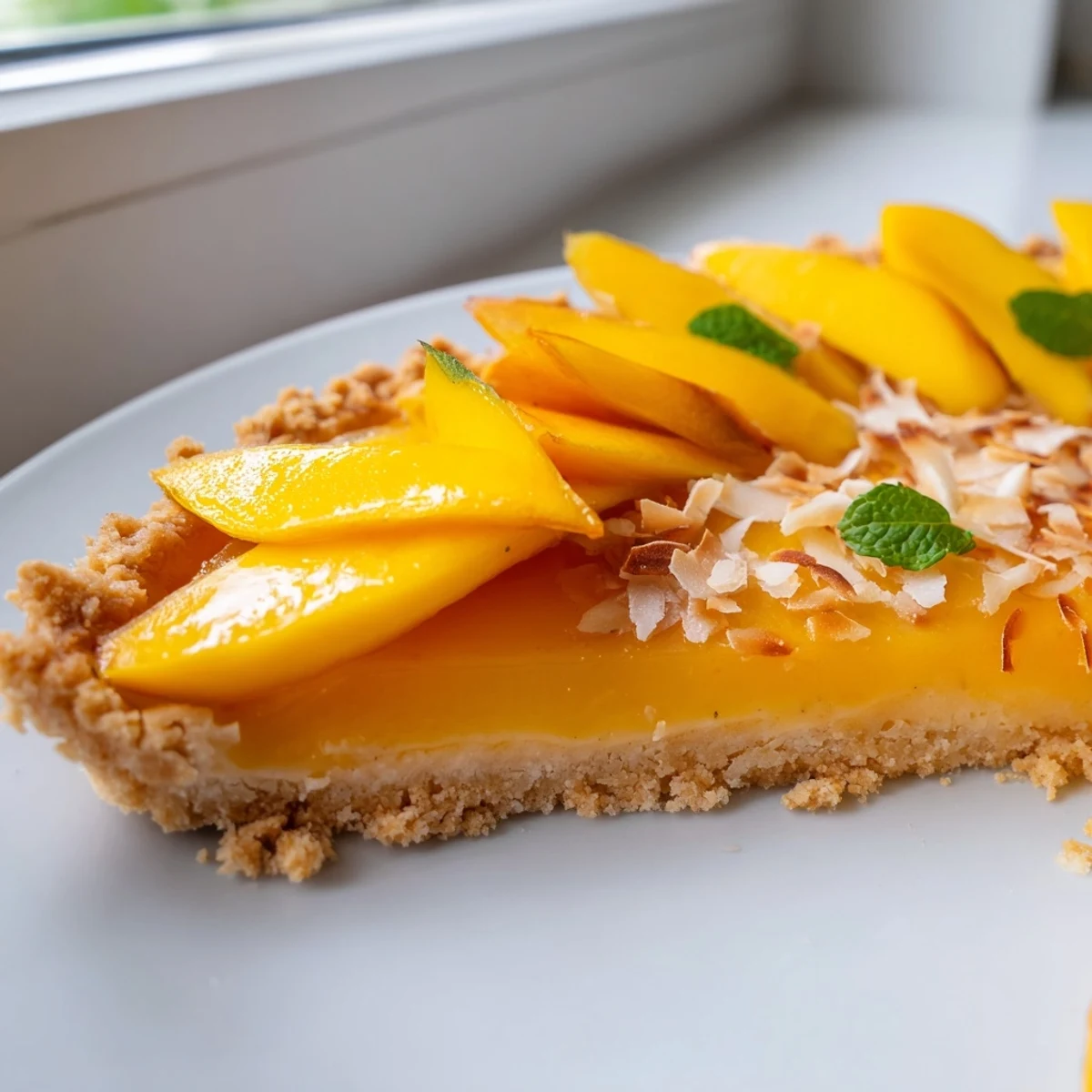 Mango Curd Tart