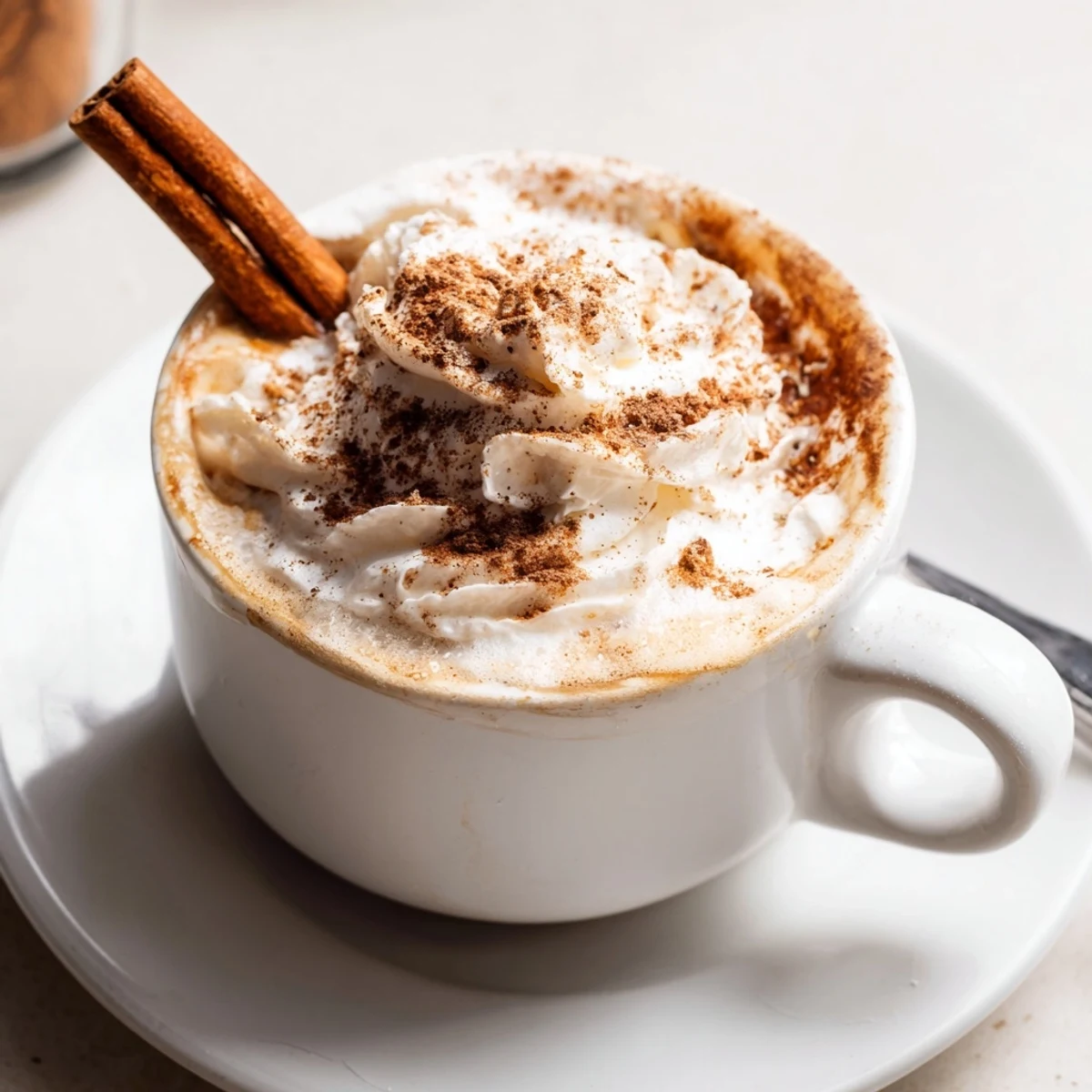Cozy Winter Lattes with creamy froth, dusted cinnamon, and steaming vanilla aroma