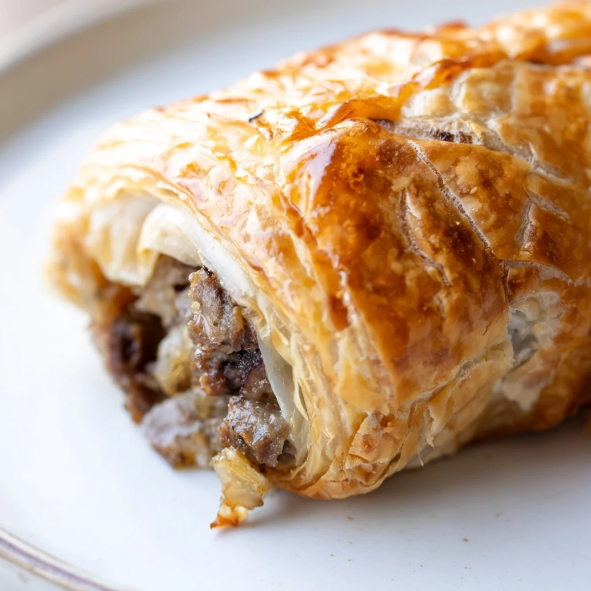 Crispy baked Greggs inspired steak and cheese rolls served on parchment with a dipping sauce