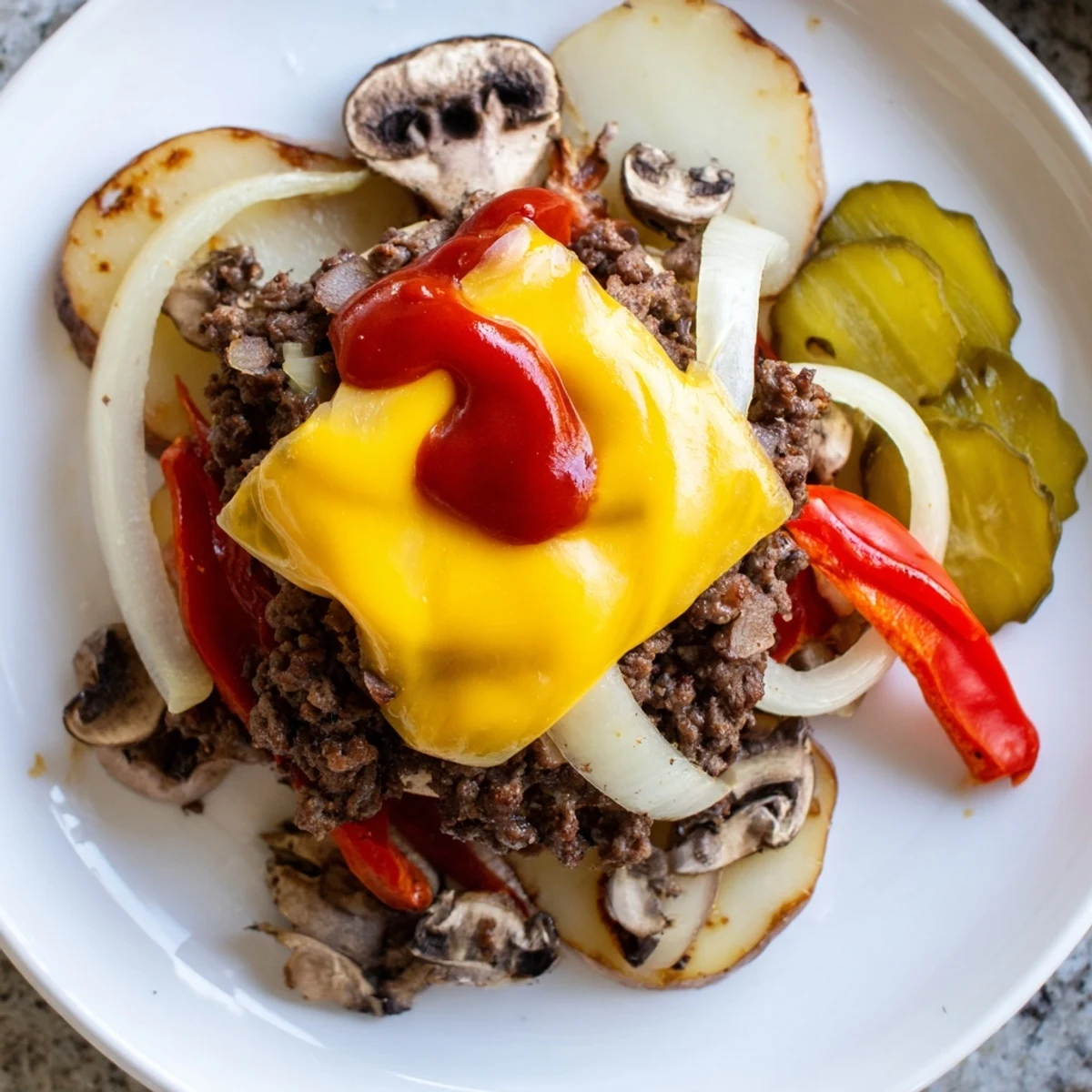 Golden campfire cheeseburger hobo packets with melted cheddar steaming inside foil wrappers