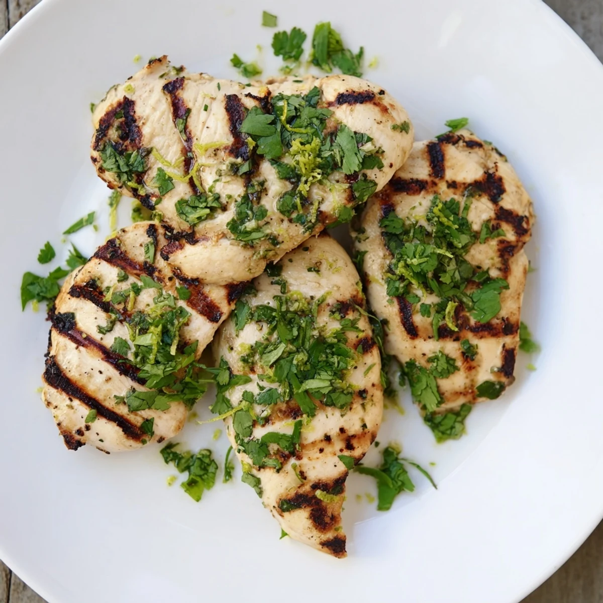 Zesty cilantro lime chicken slices ready for a quick weeknight dinner.
