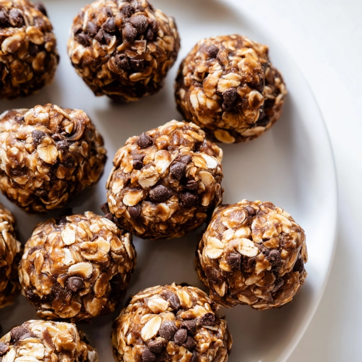 No-bake Snickers energy balls featuring creamy peanut butter, oats, and crunchy peanuts  