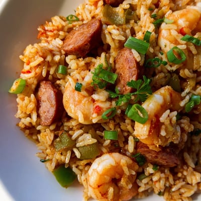 Shrimp And Sausage Dirty Rice