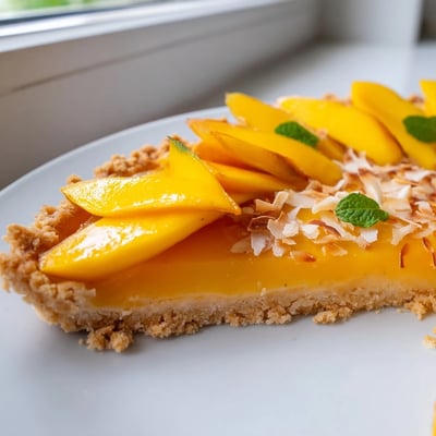 Mango Curd Tart