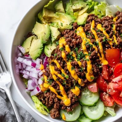 Low-Carb Burger Bowls