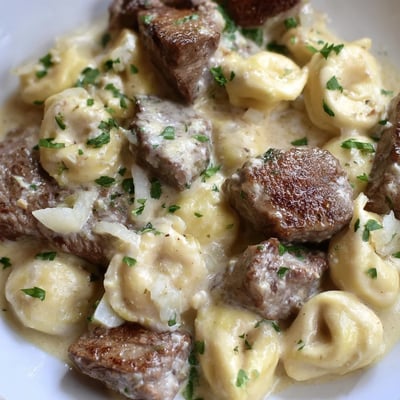 Garlic Steak Tortellini